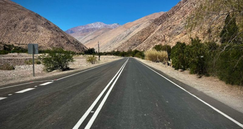 MOP Atacama finaliza obras de mejora en Ruta C-495