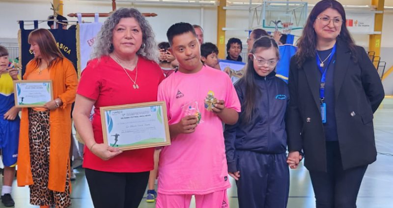 Escuela José Carocca Laflor gana 2do Campeonato de Baby Fútbol Inclusivo