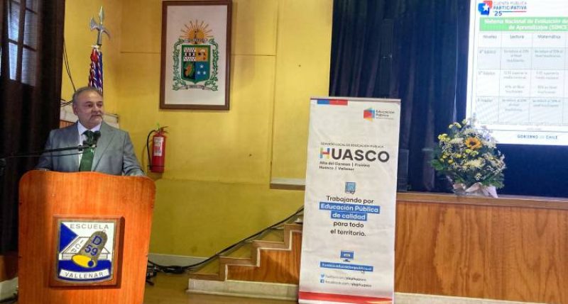SLEP Huasco destaca avances en aprendizajes y millonaria inversión en infraestructura