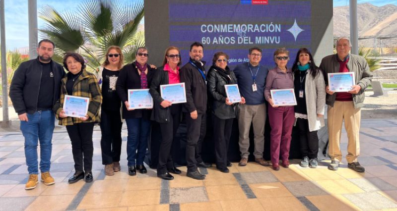 MINVU Atacama celebra 60 años con funcionariado activo y jubilado