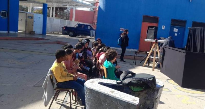 Astronomía llega a Escuela Gualberto Kong Fernández