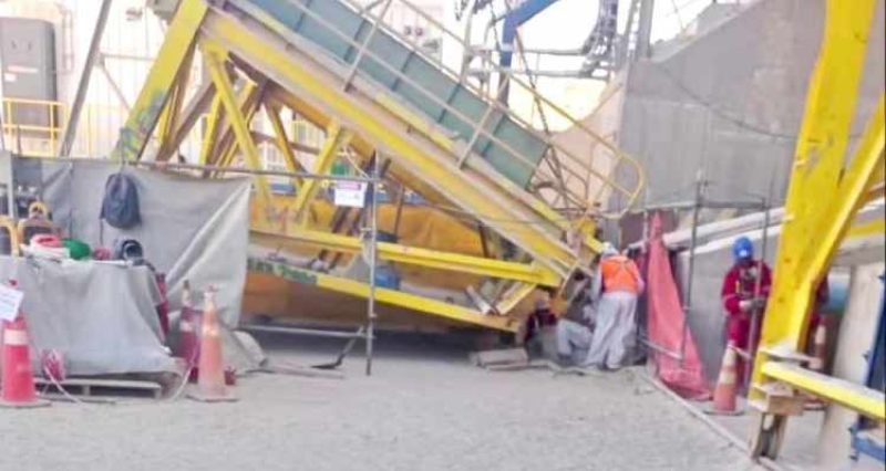 Trabajador herido en planta de chancado de Codelco Salvador